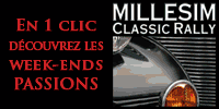 Les Week-ends Passion de Millesim Classic Rally
