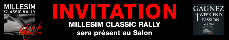 Invitation : Millesim Classic Rally sera présent au salon Festival Avignon Motor du 25 au 27 mars 2011