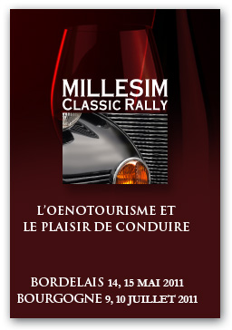 Millesim Classic Rally - L'oenotourisme et le plaisir de conduire