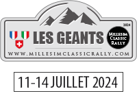 Plaque Classic Rally Les Géants 2024